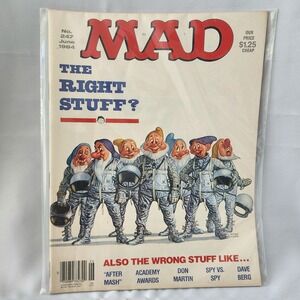 MAD Magazine June 1984 #247 The Right Stuff Spy vs Spy Vintage Collectible